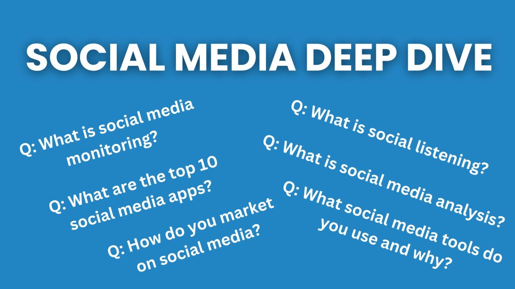 Social Media with Publishing Tools