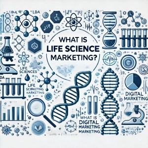 Life sciences digital marketing trends 2025 infographic