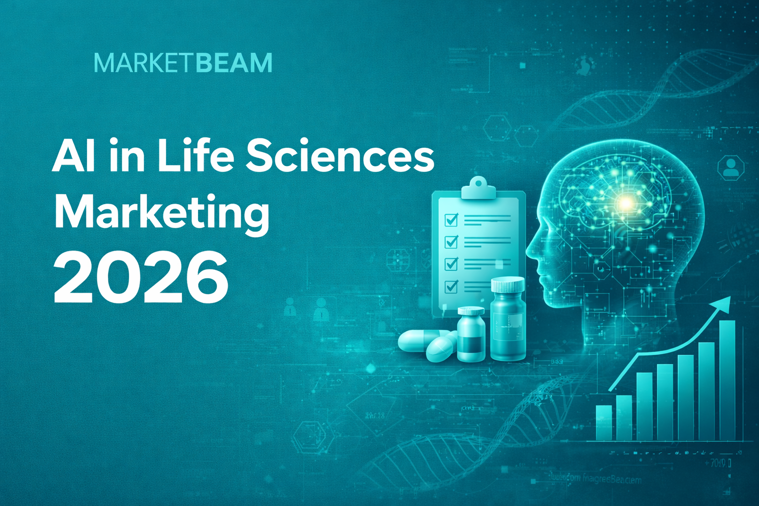 AI in life sciences marketing 2026 with MLR healthcare compliance and organic reach strategy