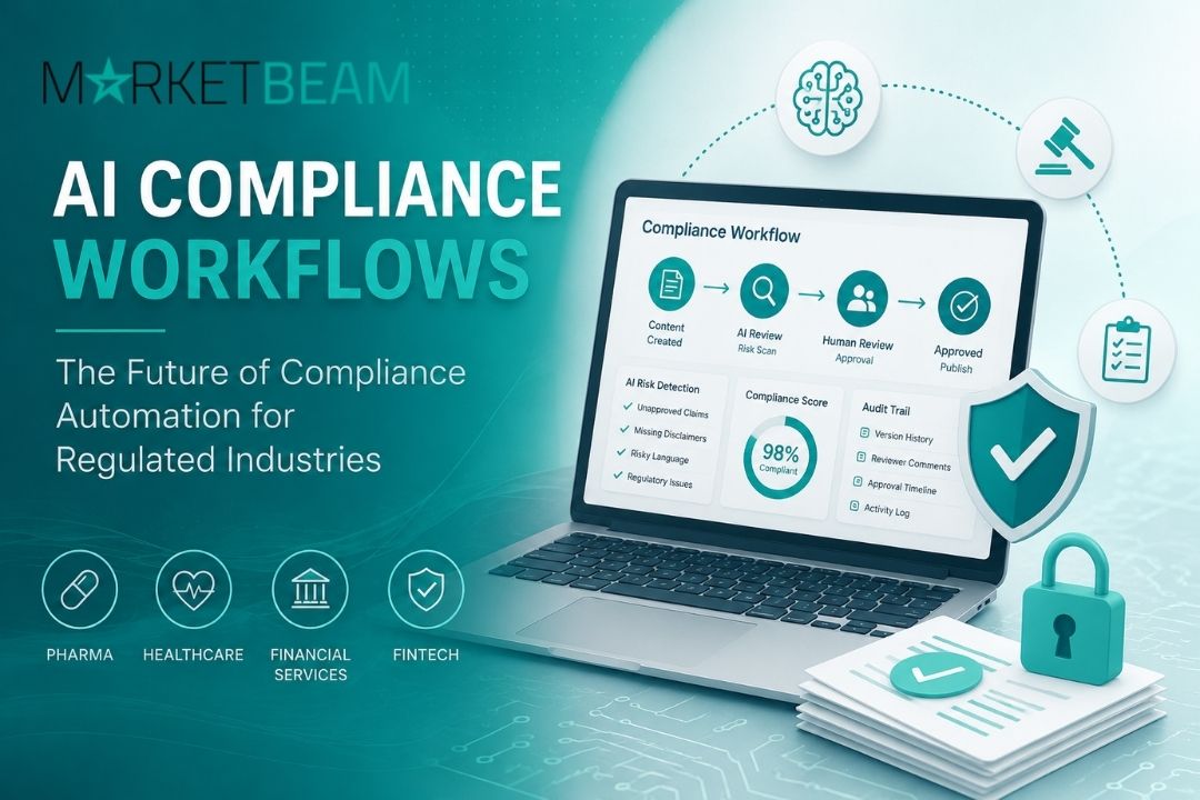AI compliance workflows dashboard for regulated industries with automated approval, governance, audit trail, and compliance automation features