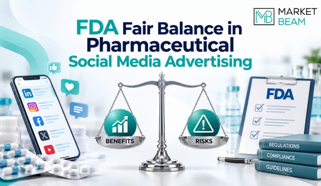 FDA fair balance in pharmaceutical social media advertising with benefits, risks, and compliance review