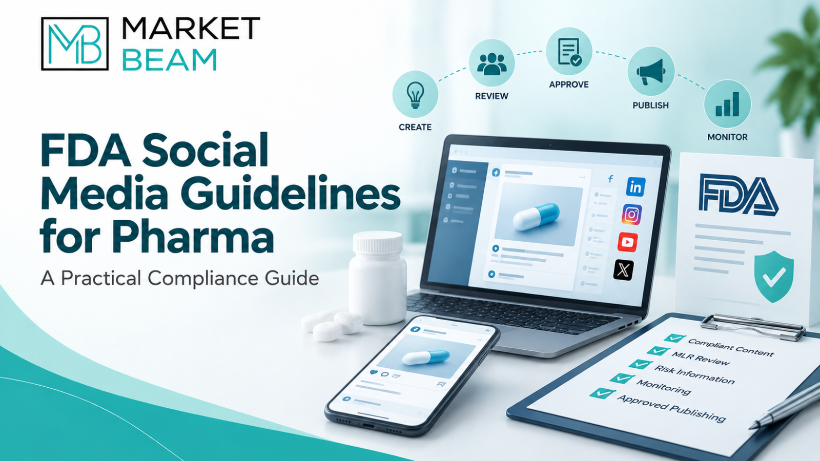 FDA social media guidelines for pharma compliance
