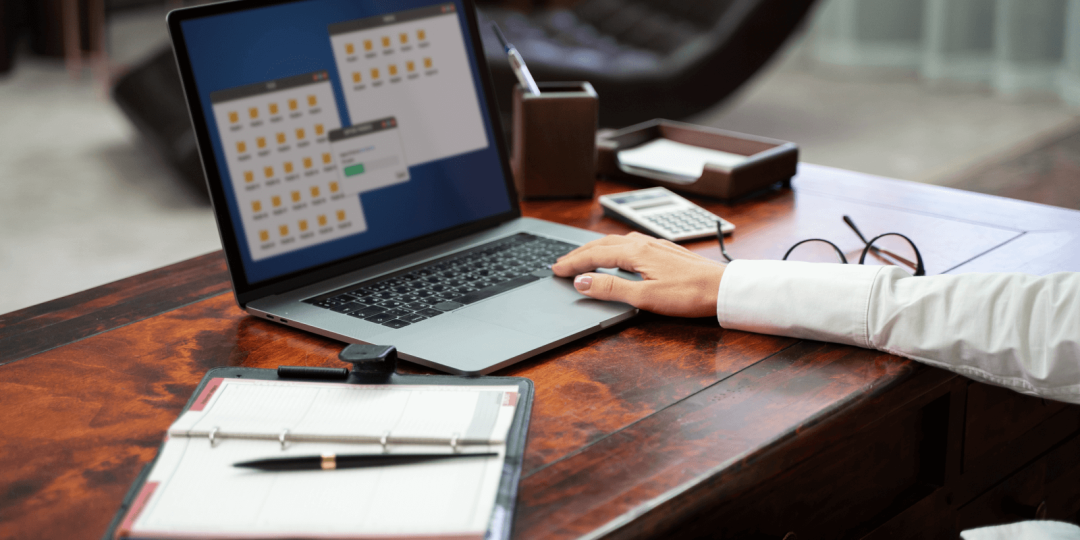 Hand Typing on Keyboard